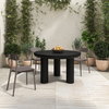 Kent Outdoor Dining Chair Taupe - Set Of Two, by Moe's Home, 16.75" width x 31" height x 20.5" depth thumbnail 7