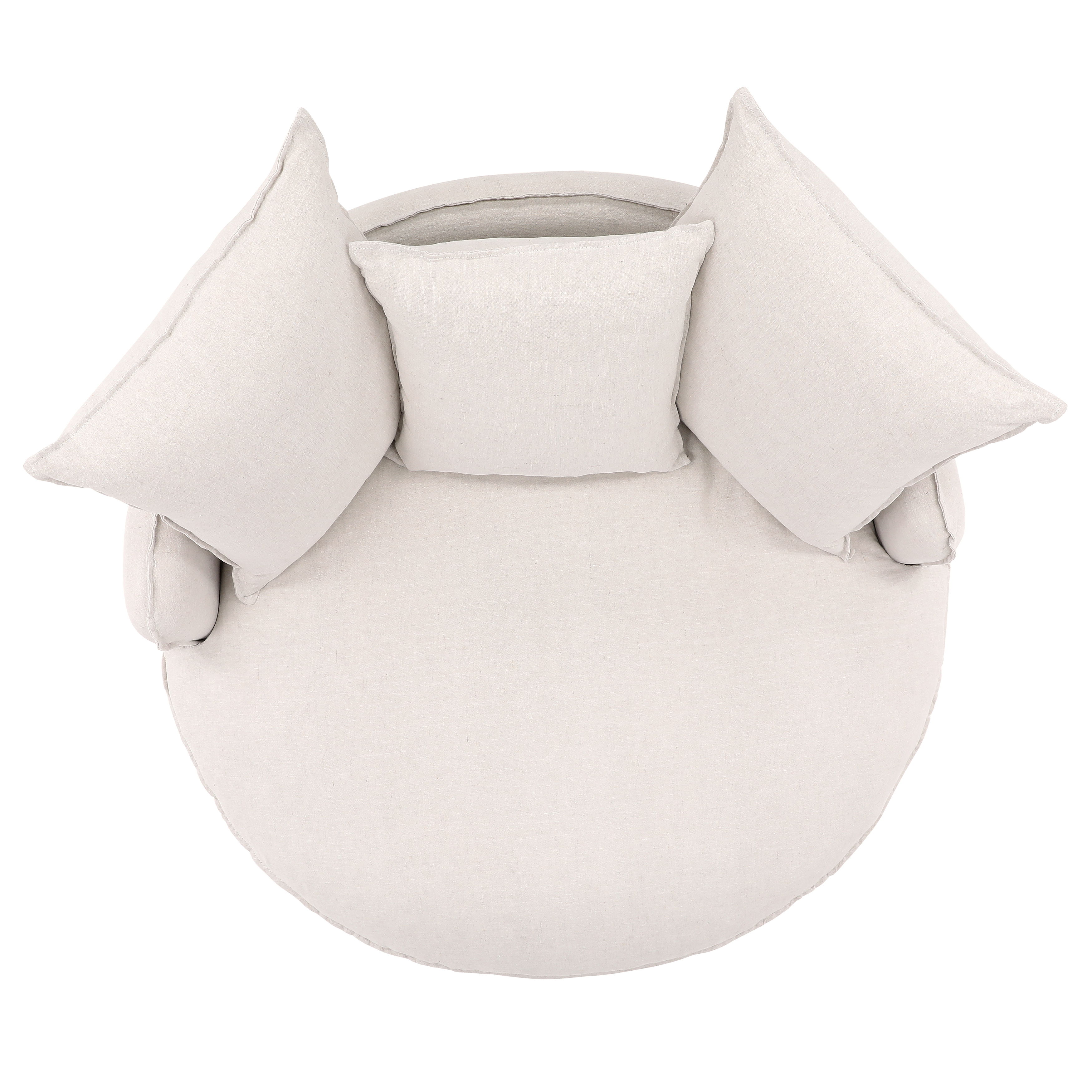 Norris Lounger Frame, Sofas & Sectional by Dovetail, 54" width x 25" height x 53" depth View 5