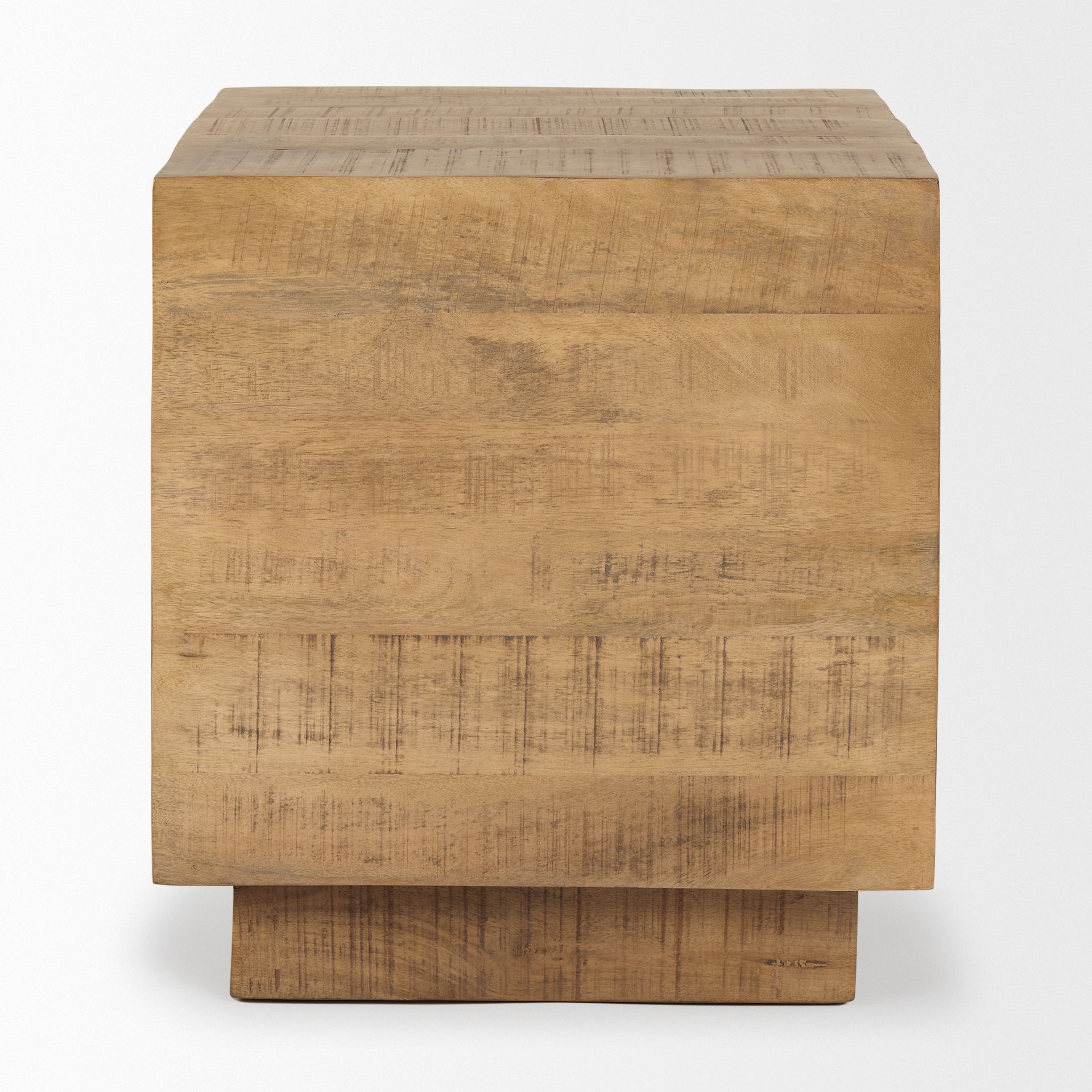 Hayden Light Brown Wood End/Side Table large image 