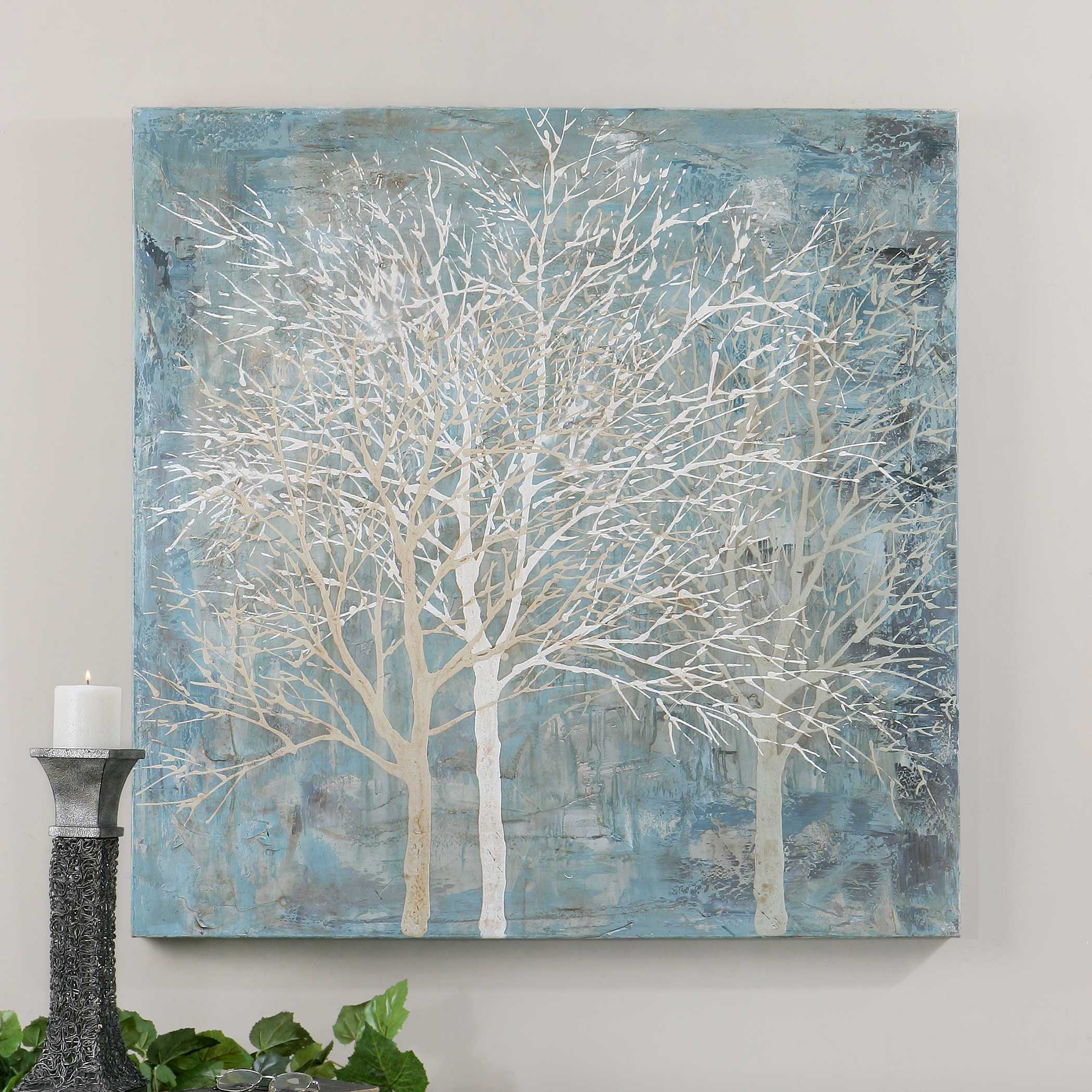 Muted Silhouette Canvas Art large image 