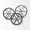 Galenna III (Large) 10L x 10W Black Metal Circular Decorative Orb thumbnail 4
