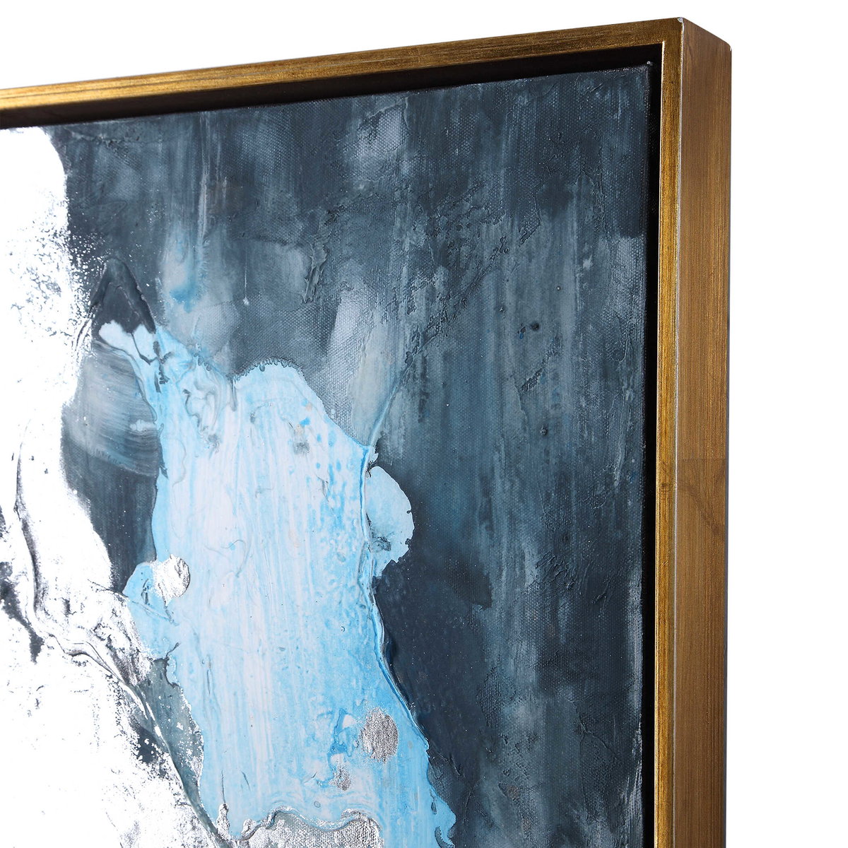 Stormy Seas Hand Painted Canvas, Art by Uttermost, 51" width x 61" height x 1.7" depth View 8