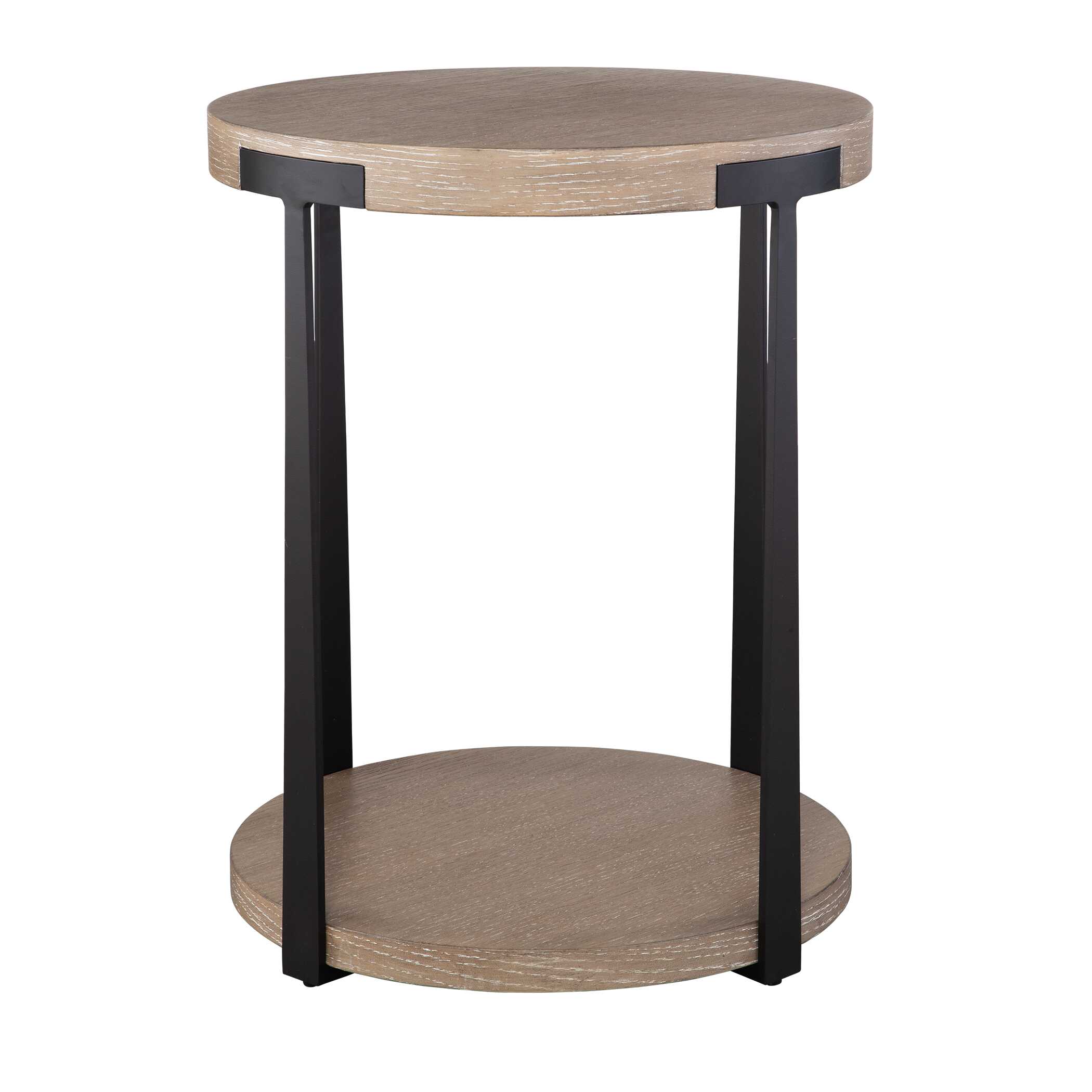 Palisade Natural Round Side Table, Furniture by Uttermost, 19" width x 24" height x 19" depth View 6