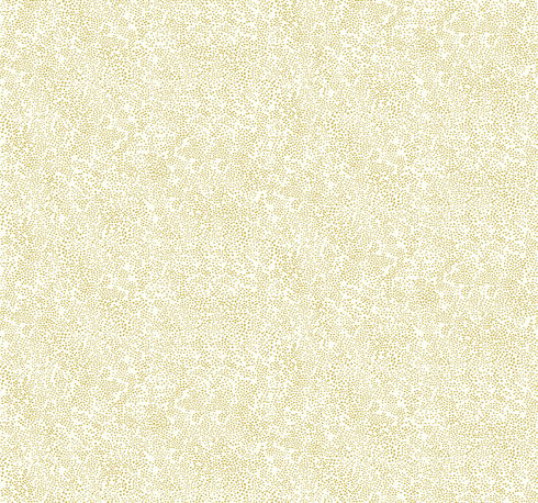 Champagne Dots Gold & White Wallpaper