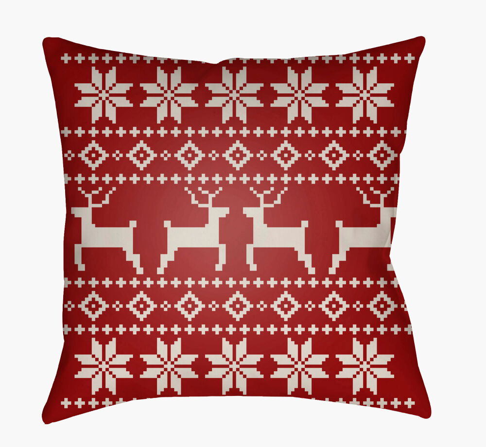 Fair Isle I Accent Pillow, Decorative Pillow by Surya, 18" length x 18" width