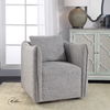 Corben Gray Swivel Chair, Furniture by Uttermost, 30" width x 30" height x 30" depth thumbnail 11