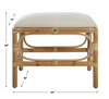 Laguna Small White Bench, Benche by Uttermost, 24" width x 20" height x 16" depth thumbnail 3