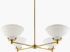 Zafira Chandelier, by Surya, 34" length x 34" width x 26" height thumbnail