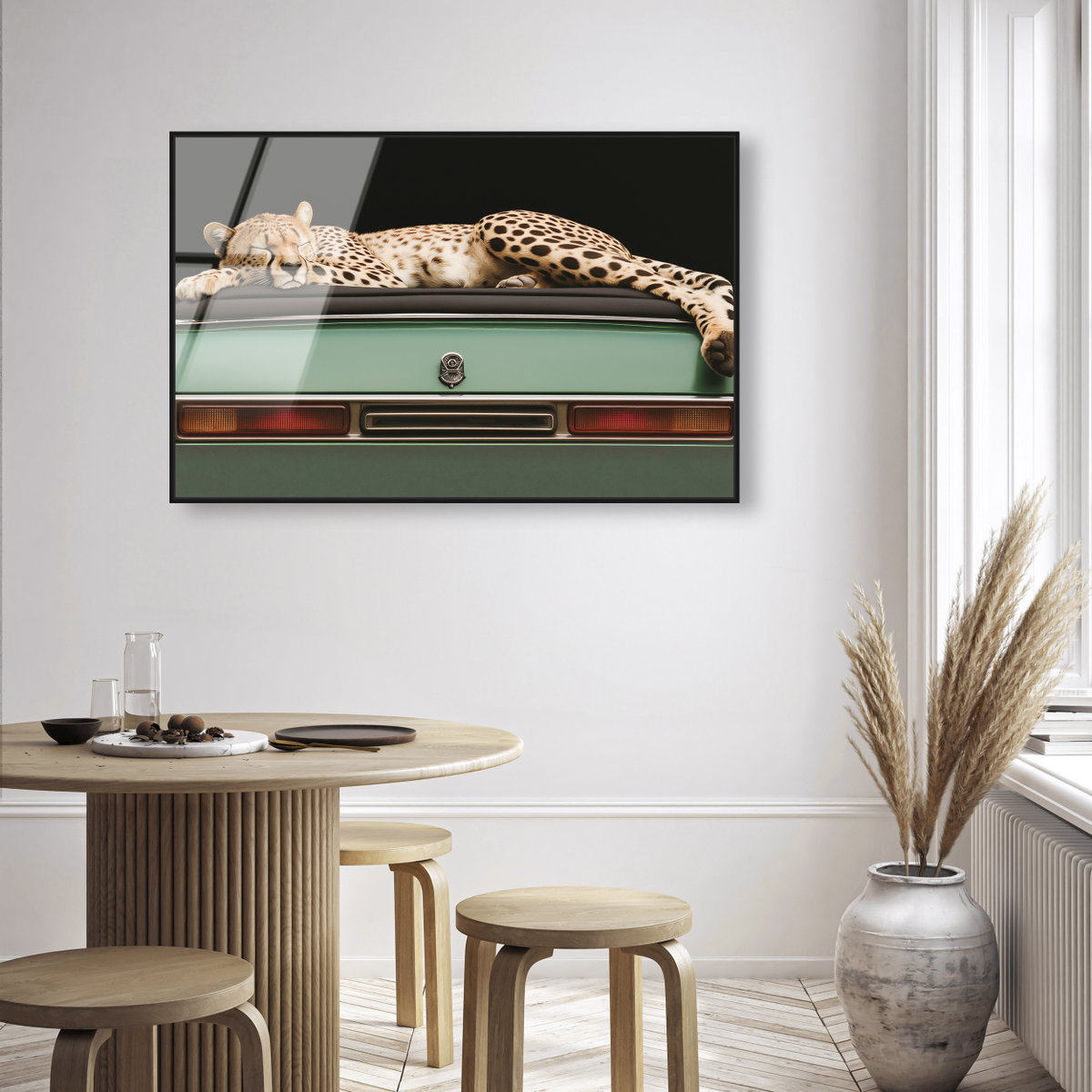 Sleepy Cadi Cheetah (No Embellishment), Art by Oliver Gal,  45x30 View 3