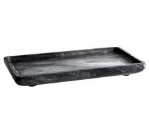 Online Designer Bathroom Marble Accessories, Tray, Black