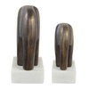 Timeless Tusk Bronze Sculptures Set/2, Figurines & Statue by Uttermost, 7.4" width x 9.06" height x 3.94" depth thumbnail 5