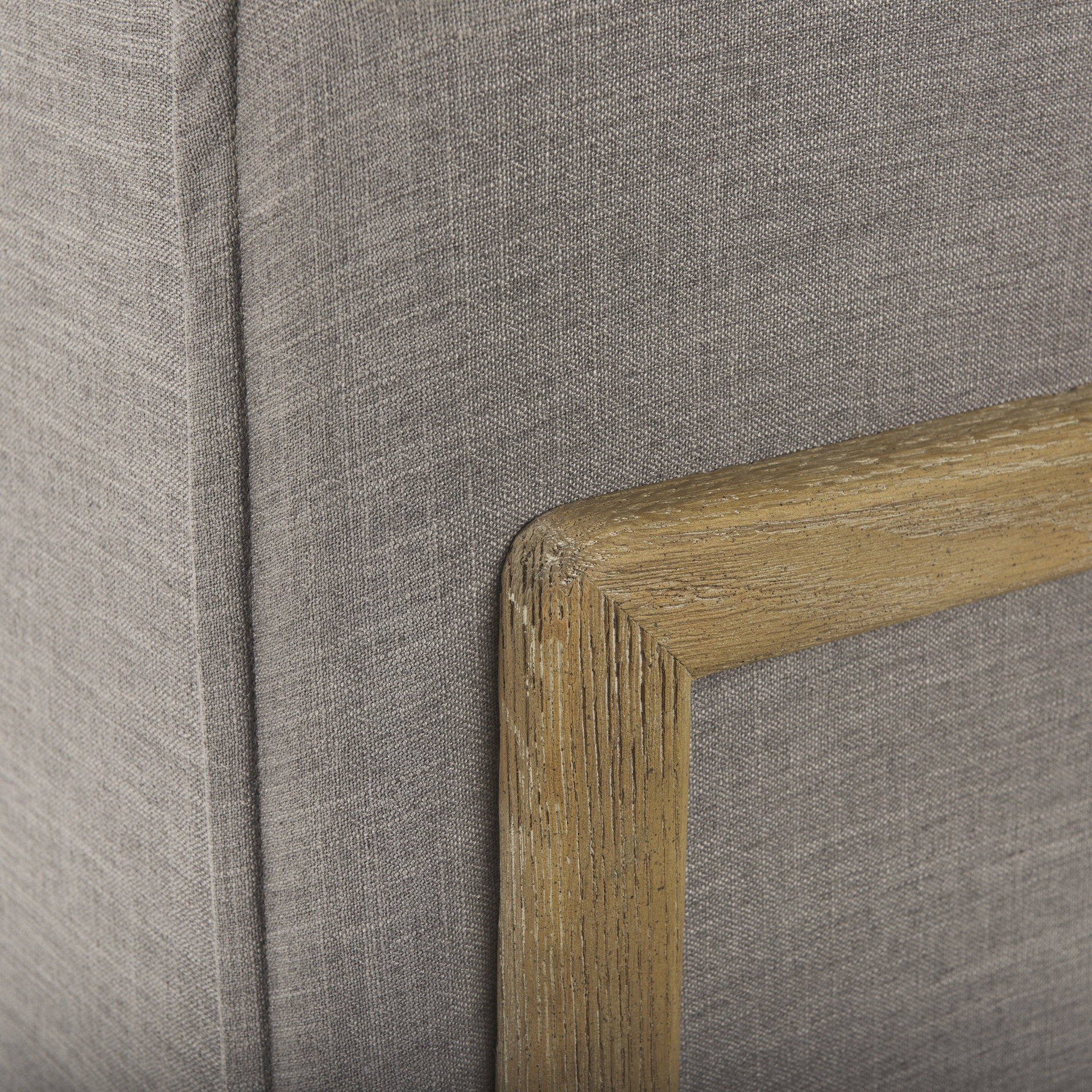 Roy I 84' Flint Gray Upholstered Three Seater Sofa, Sofas & Sectional by Mercana, 83.86" length x 40.94" width x 32.87" height View 12