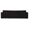 Burrow Sleeper Sectional With Storage Chaise Black Right, Sectional Sofa by Moe's Home, 115.75" width x 32.68" height x 61" depth thumbnail 5