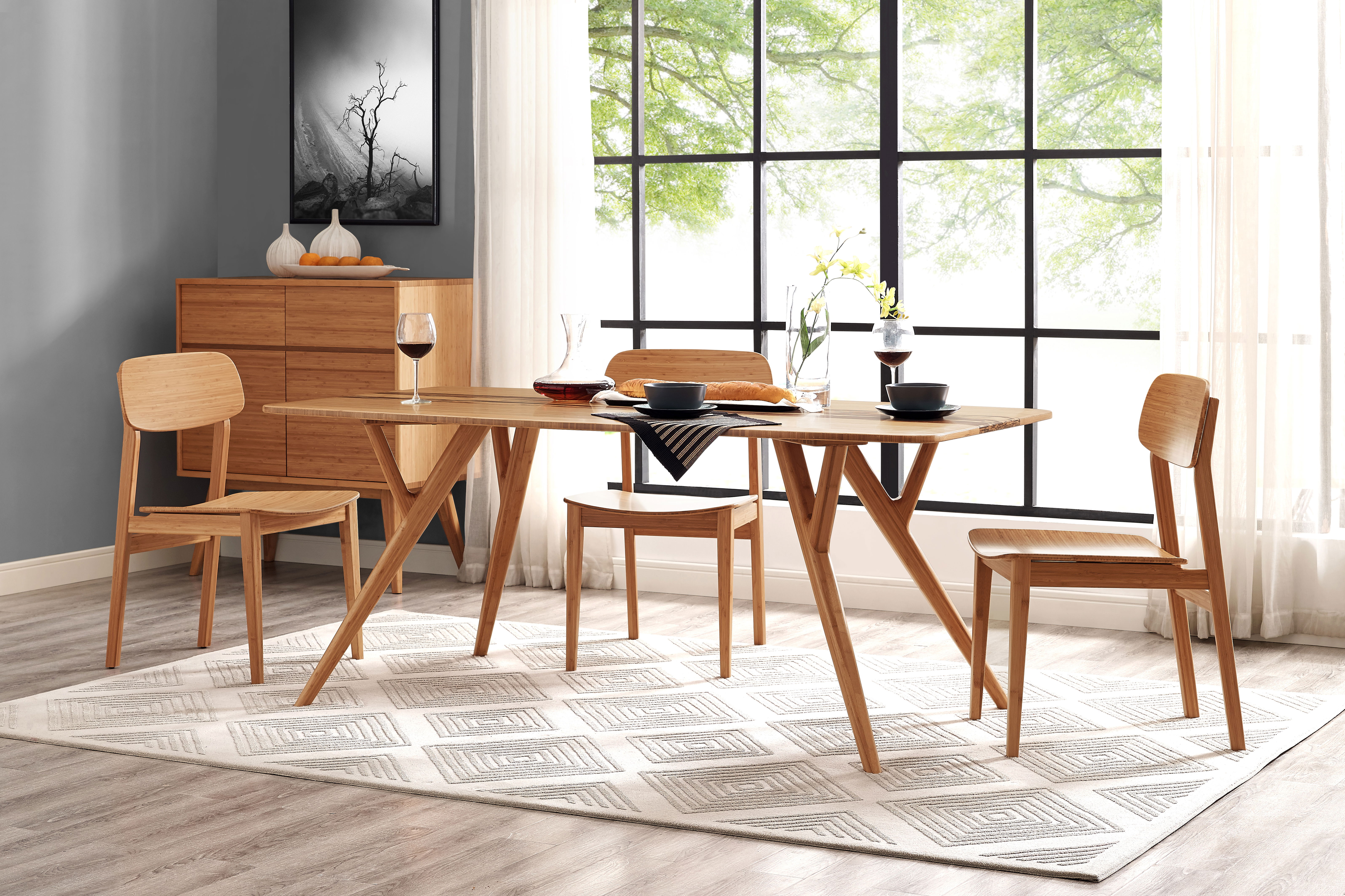 Azara Dining Table, Caramelized large image 