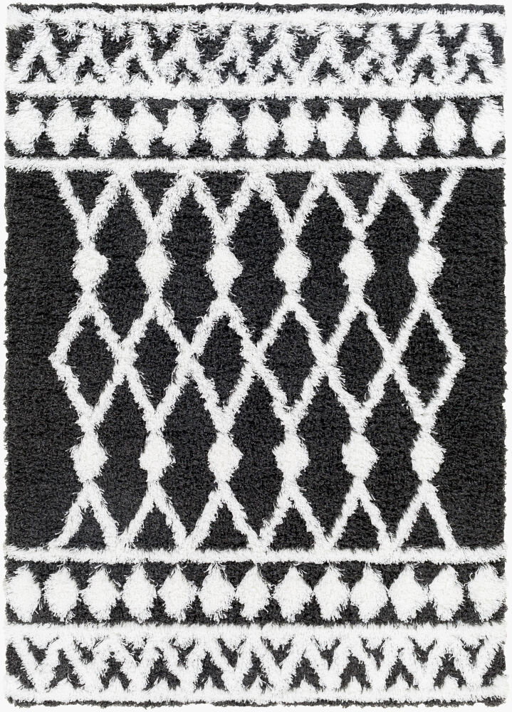 Urban Shag Machine Woven Rug, by Surya, 1'3.75" length x 1'3.75" width