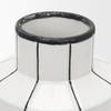 Dinah Small White with Black Stripes  Ceramic Vase, by Mercana, 8.07" length x 8.07" width x 12.99" height thumbnail 8