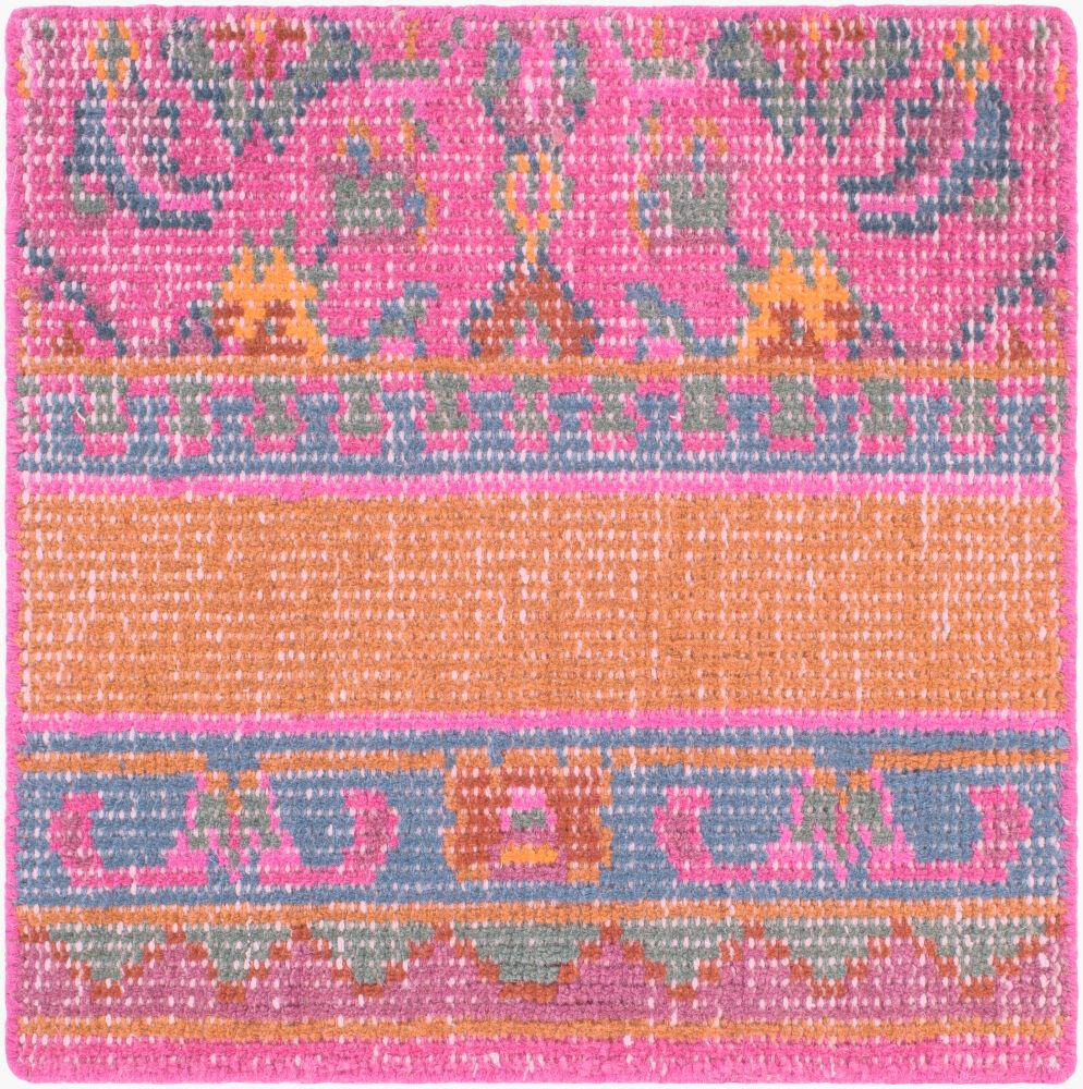 Zahra Handmade Rug, by Surya, 1'6" length x 1'6" width