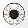 Petiole I Small Gold Toned Metal Table Candle Holder, Candles & Candle Holder by Mercana, 8.27" length x 8.27" width x 16.14" height thumbnail 7