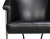 Nagel Distilled Leather Chair,Onyx Black thumbnail 11