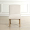 Blakely White Armless Dining Chair, by Uttermost, 20" width x 34.5" height x 27" depth thumbnail 2