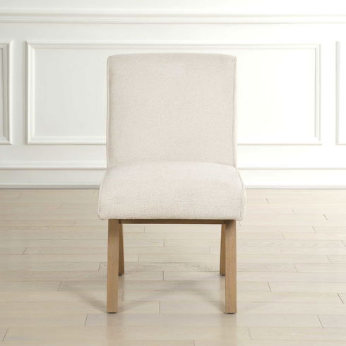 Blakely White Armless Dining Chair