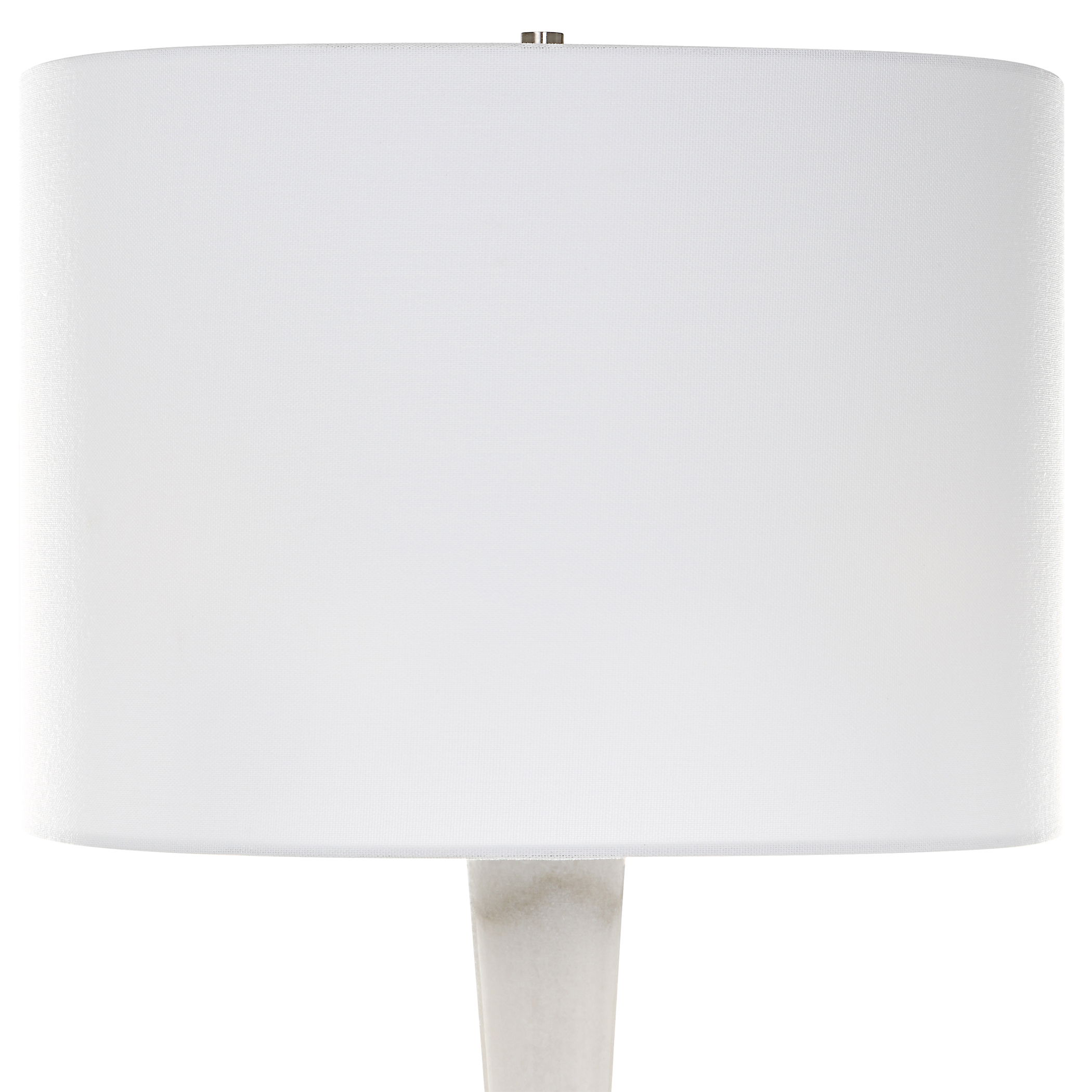 Hourglass White Table Lamp large image 