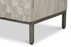 Cubist Four Door Sideboard, Cabinets & Sideboard by Sarreid, 79" length x 20" width x 34" height thumbnail 6