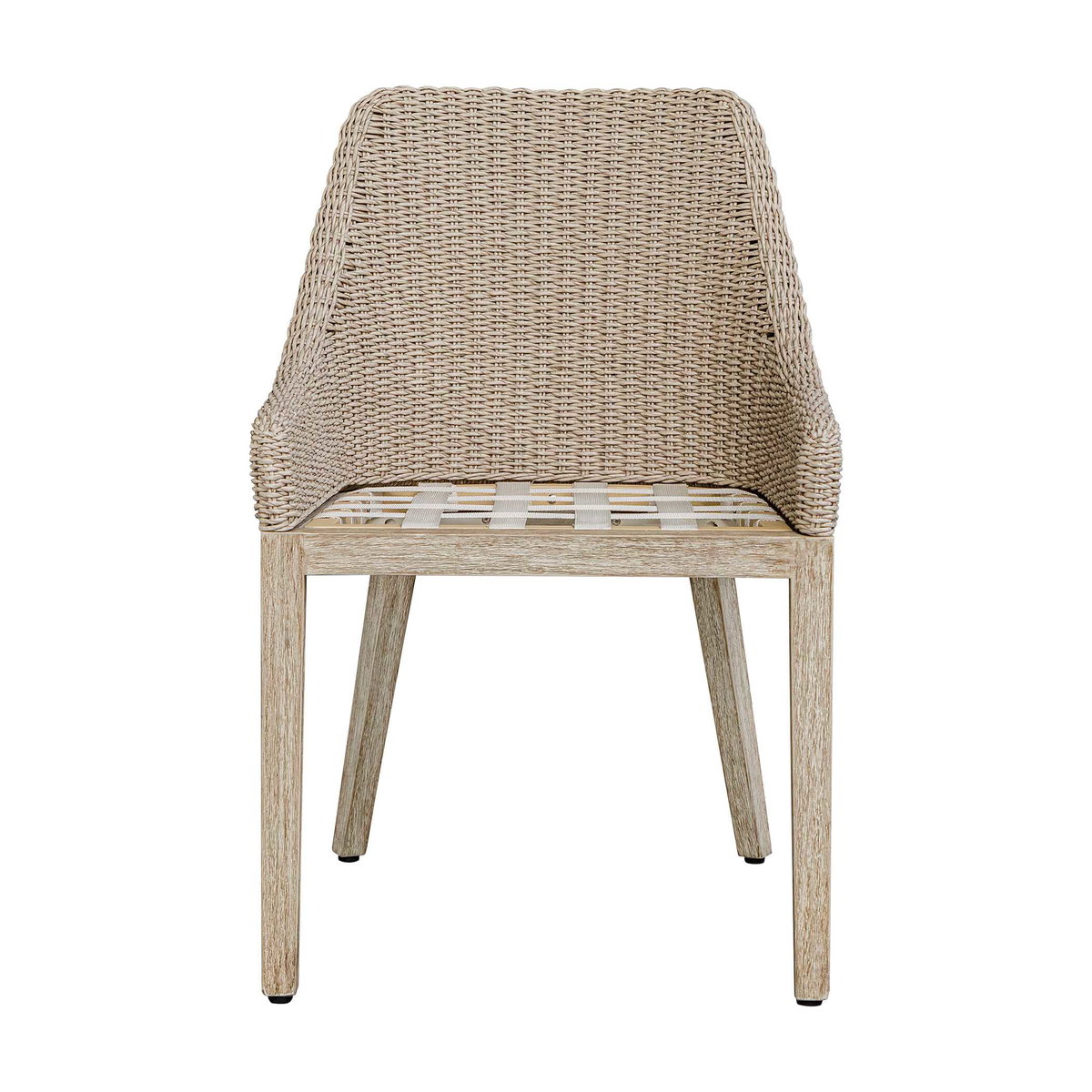Paloma Outdoor Wicker Dining Chair, Outdoor Chair by Uttermost, 1'9.2" width x 2'8.2" height x 2'0.4" depth View 7
