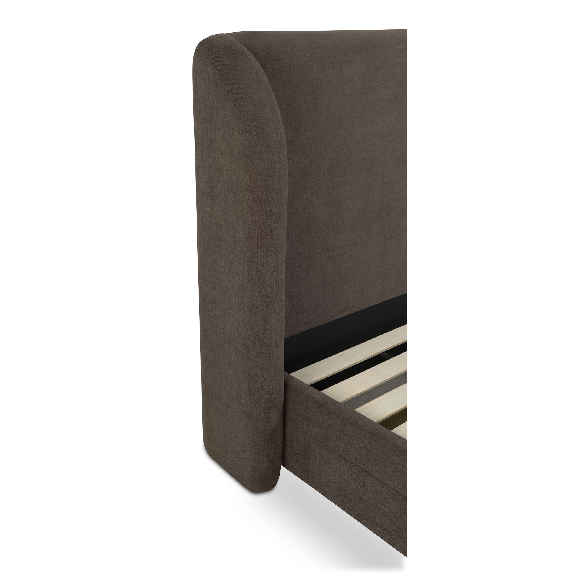 Sophia King Storage Bed Brown, by Moe's Home, 91" width x 55" height x 91" depth View 9