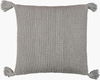 Makrome Accent Pillow Down, Decorative Pillow by Surya, 18" length x 18" width thumbnail