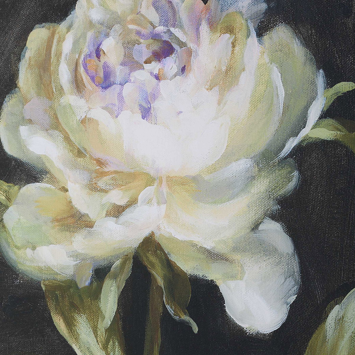 Florals On Black Framed Prints Set/4, Painting by Uttermost, 20" width x 26" height x 1.37" depth View 6