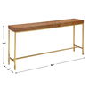 Moran Burl Console Table, Furniture by Uttermost, 60" width x 30" height x 12" depth thumbnail 3