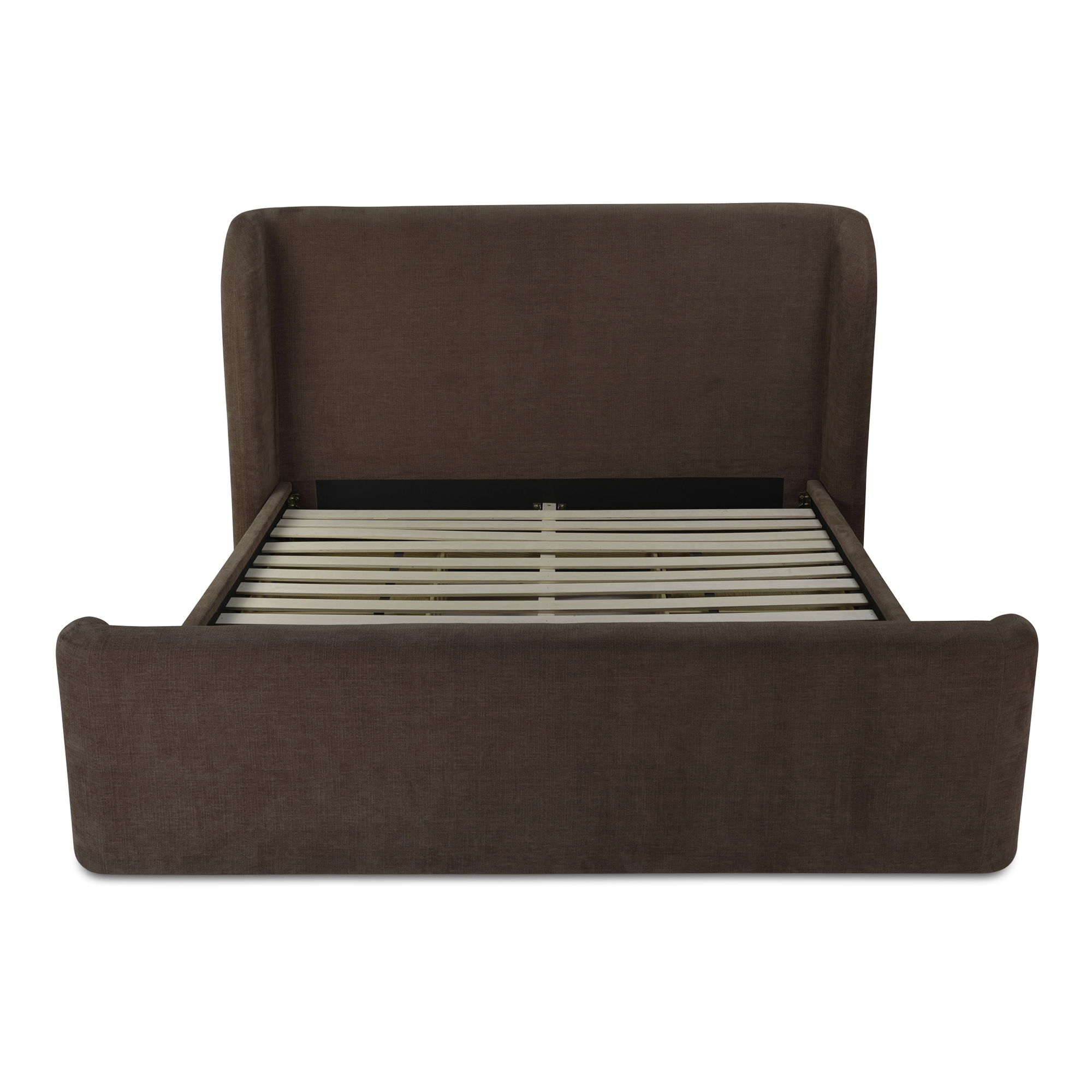 Sophia King Storage Bed Brown, by Moe's Home, 91" width x 55" height x 91" depth View 4
