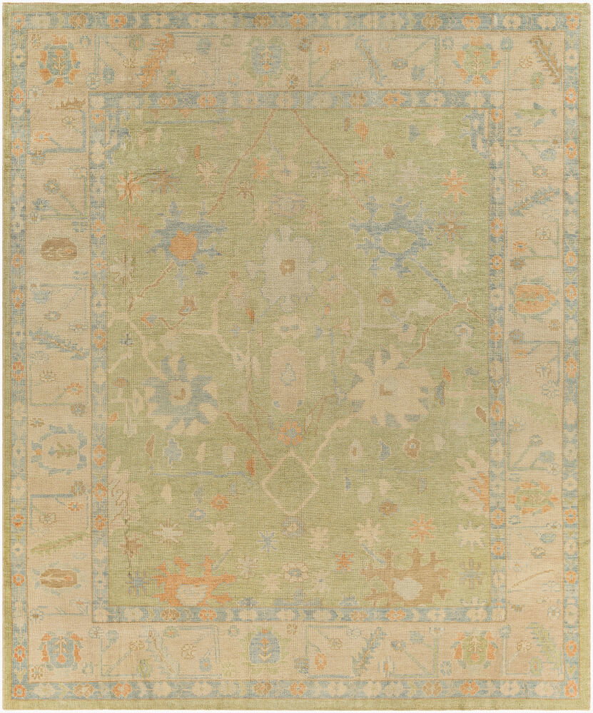 Antique One of a Kind Handmade Rug, by Surya, 11'7" length x 9'5" width