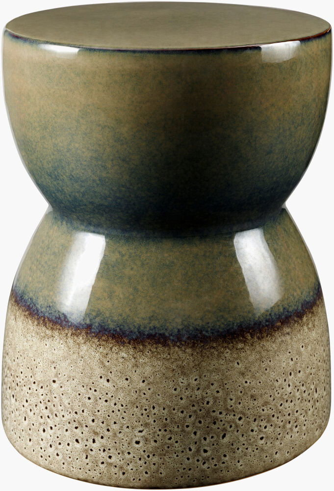 Hourglass Garden Stool, Outdoor Furniture by Surya, 1'1" width x 1'5" height