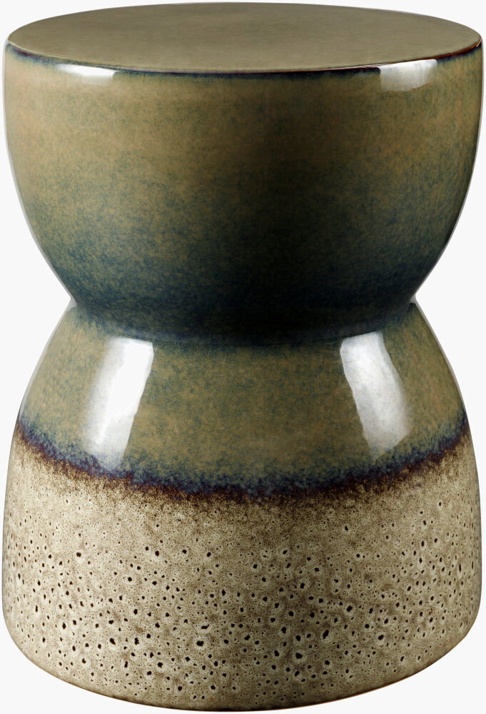 Hourglass Garden Stool, Outdoor Furniture by Surya, 1'1" width x 1'5" height