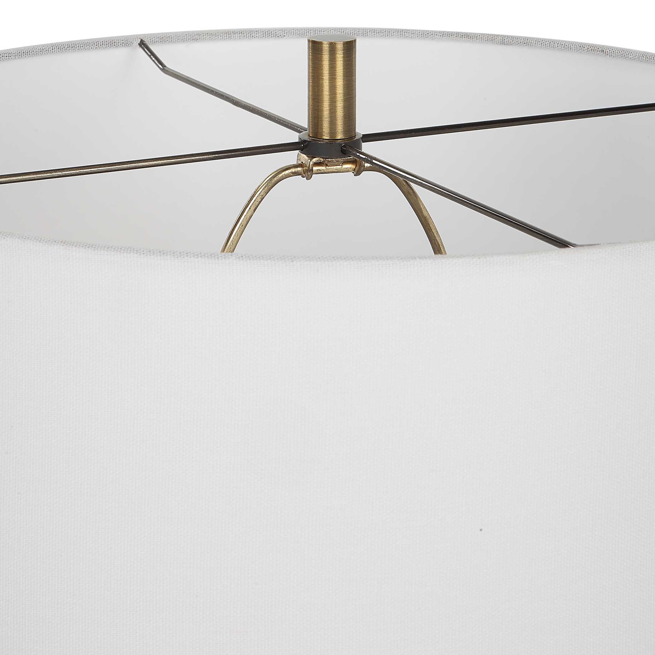 Veston Blue Glaze Table Lamp large image 