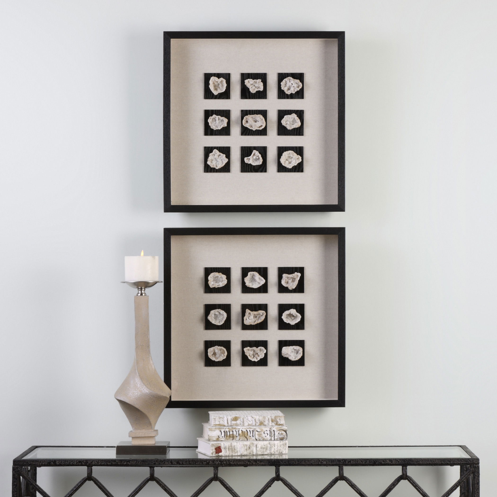 Geode Linen Shadow Box large image 