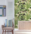 Banana Leaf Black & Green Peel & Stick Wallpaper, by York Wall, 20' length x 2'3" width x 0.02" depth thumbnail 3
