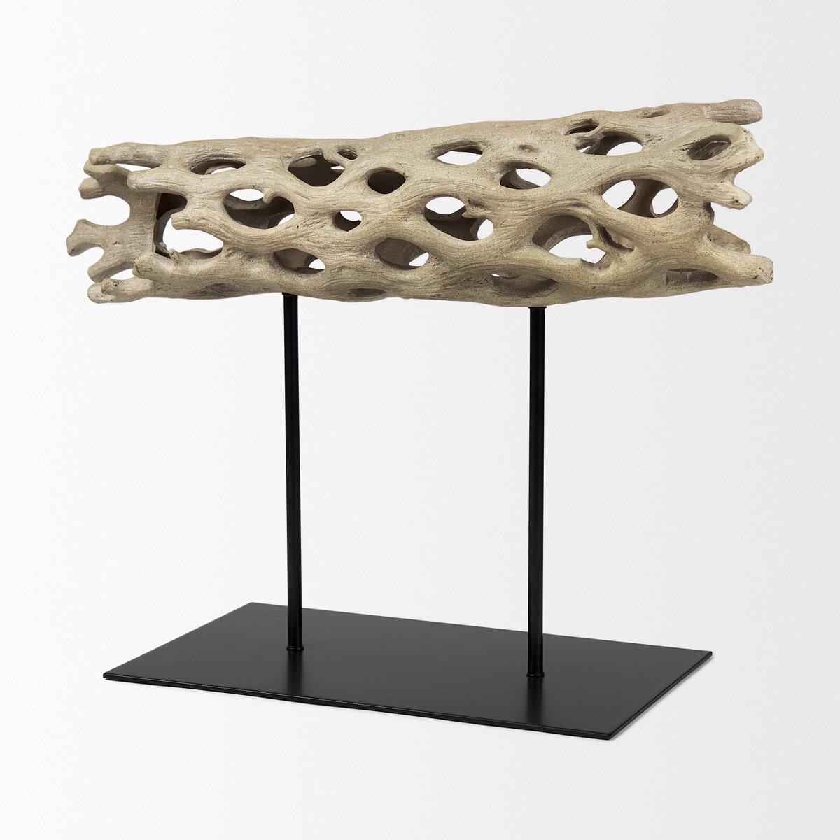 Dwell Cholla Wood Resin Decorative Object, by Mercana, 17.32" length x 7.09" width x 12.4" height View 7