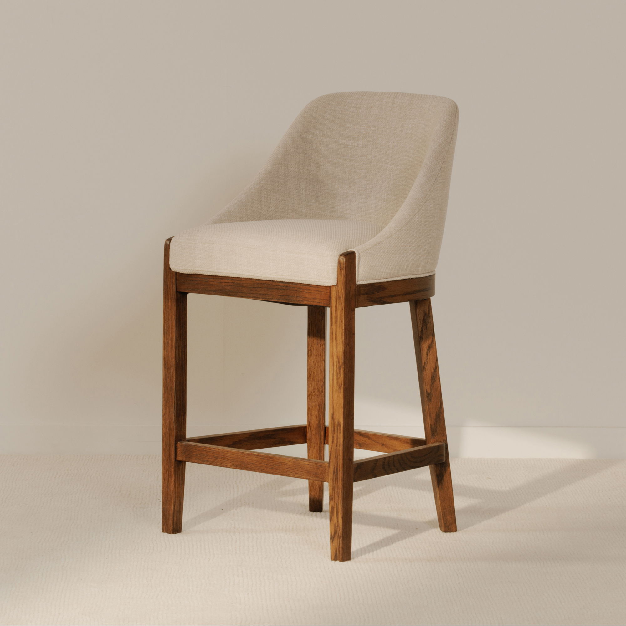 Edward Counter Stool Heather Beige large image 