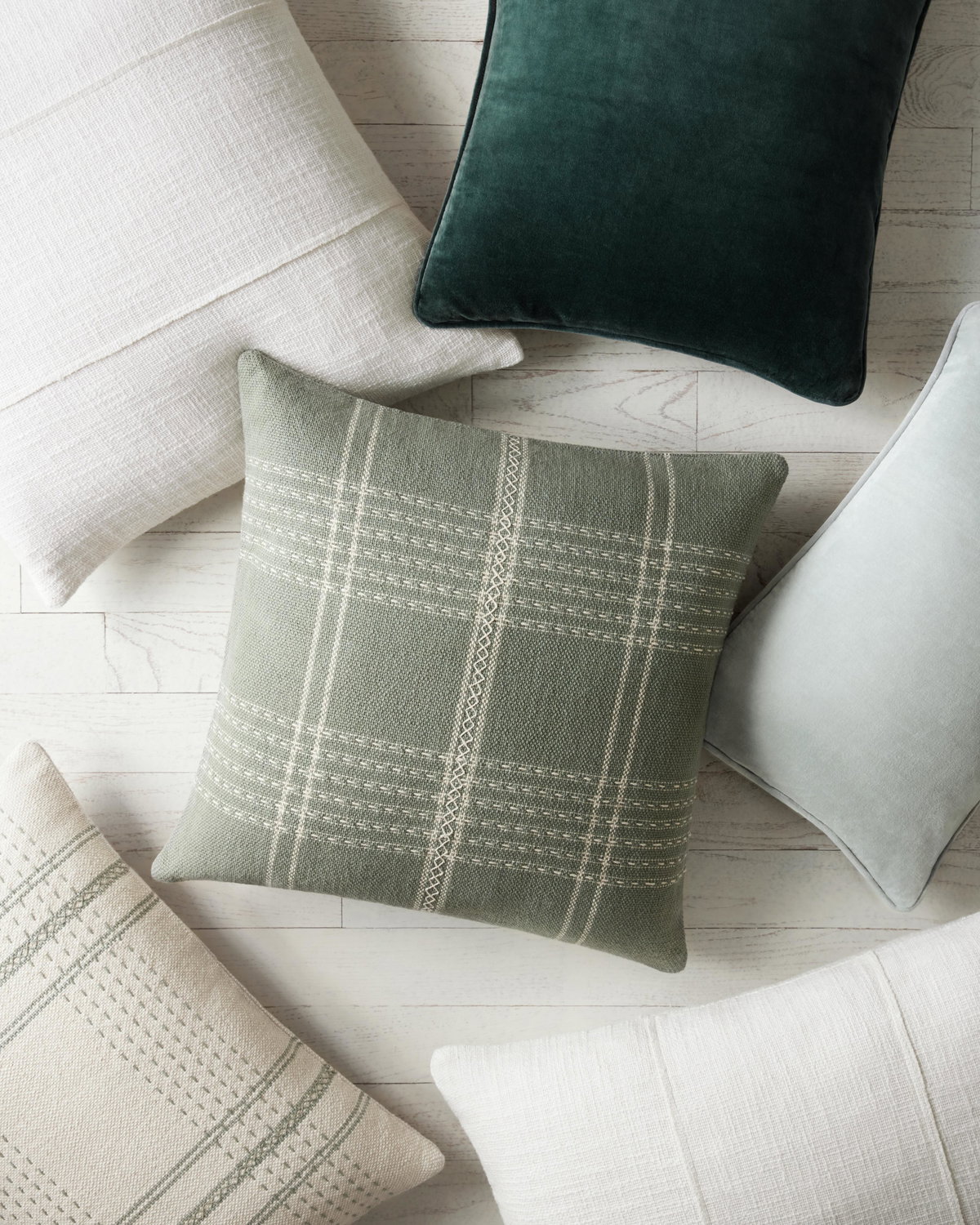 Magnolia Home by Joanna Gaines x Loloi No Name Pillow, Decorative Pillow, 22" length x 22" width View 2