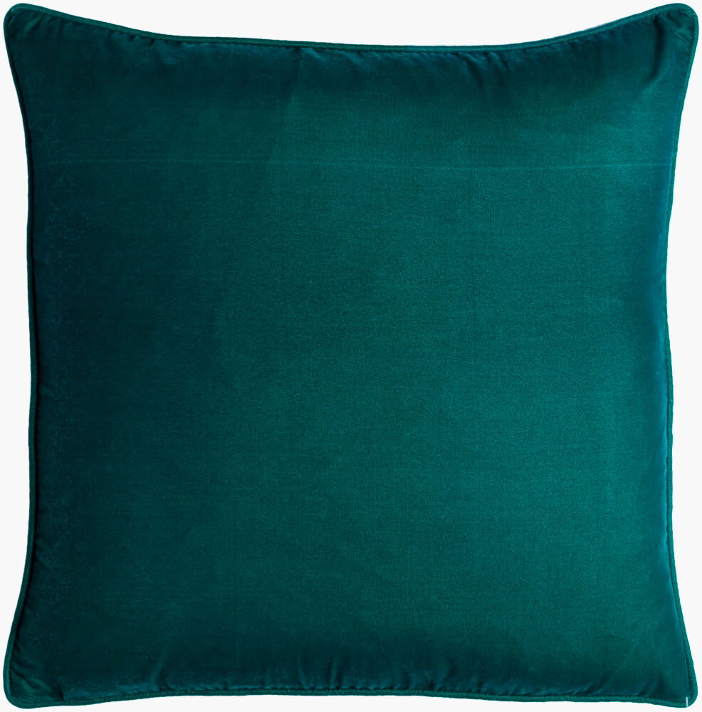 Velvet Glam Accent Pillow, Decorative Pillow by Surya, 18" length x 18" width