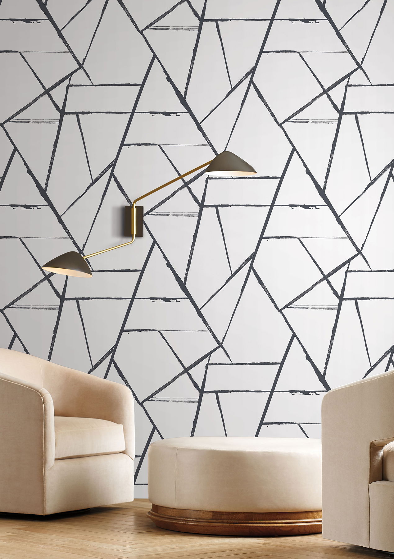 Intersect Black Wallpaper large image 