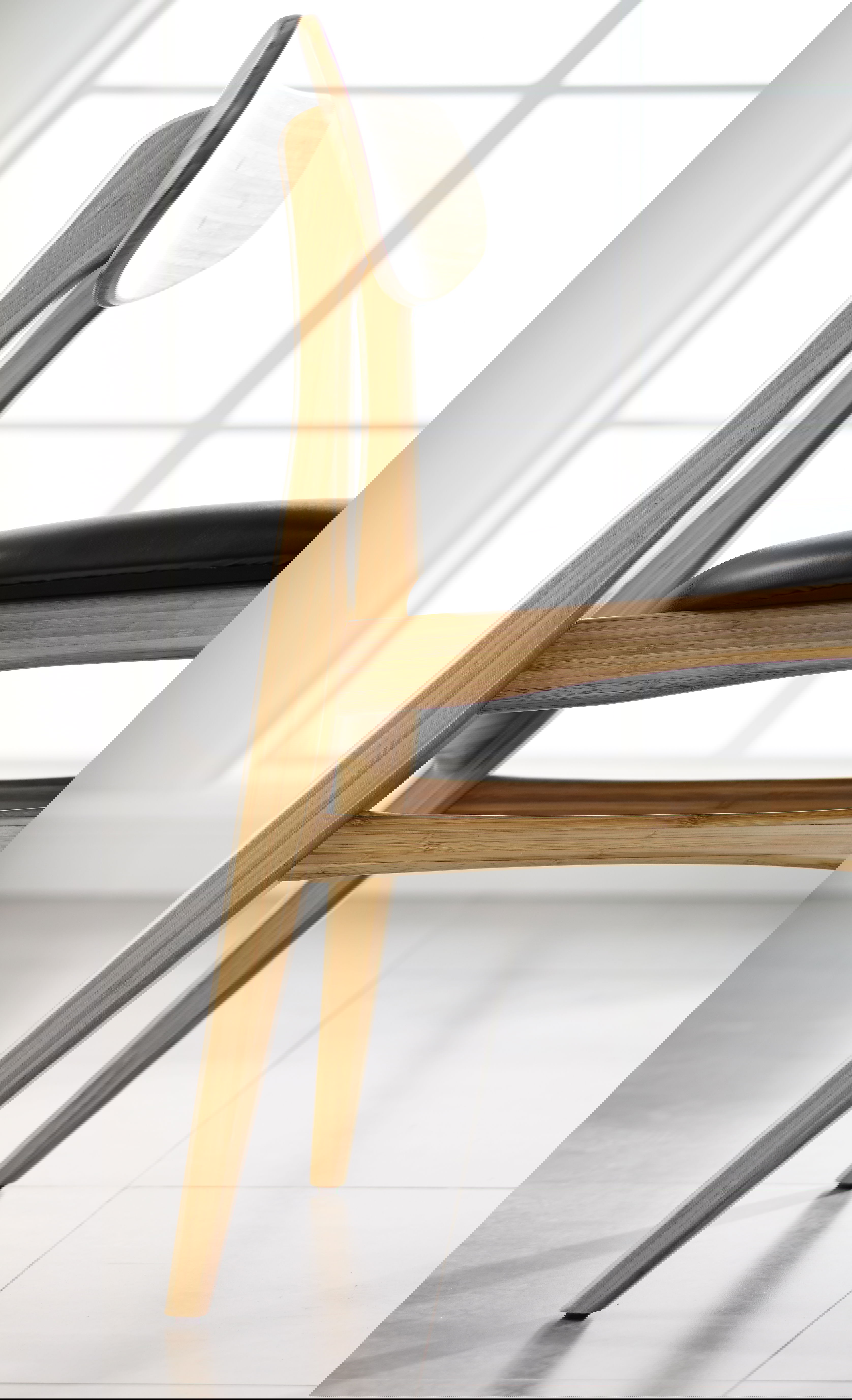 Cassia Dining Chair With Leather Seat, Caramelized, (Set of 2), Counter & Bar Stool by Greenington, 22.5" length x 19.5" width x 31" height View 7