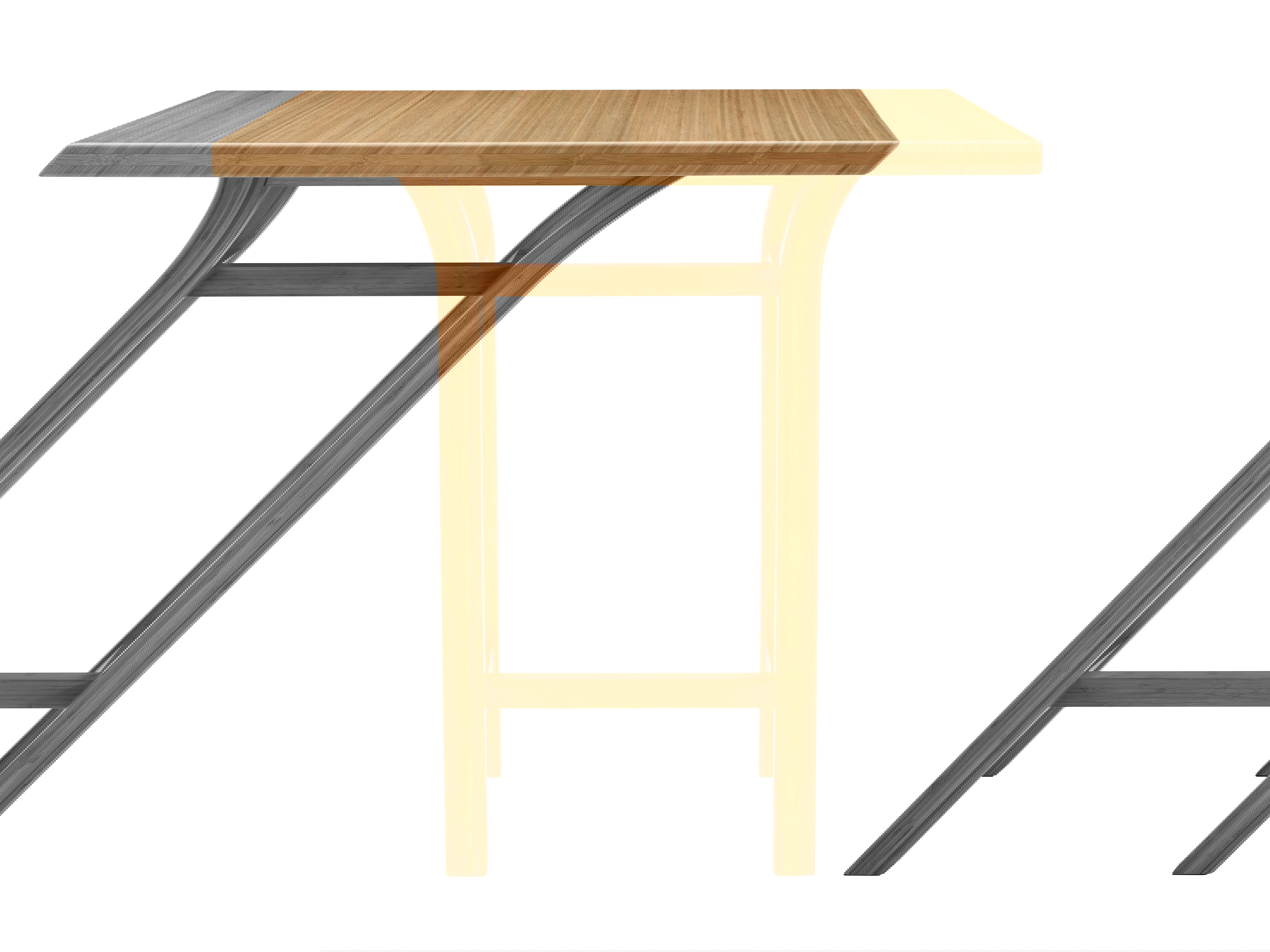 Tulip Counter Height Table, Caramelized, Dining Table by Greenington, 36" length x 36" width x 36" height View 4