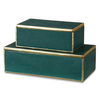 Karis Emerald Green Boxes S/2 thumbnail 0