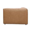 Form Corner Chair Sonoran Tan Leather, Sectional Sofa by Moe's Home, 40.5" width x 26" height x 40.5" depth thumbnail 3