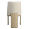 Alistair Dining Chair Beige, by Dovetail, 20" width x 35.25" height x 24" depth thumbnail 4