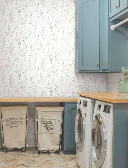 Wildflower Sprigs Multicolor Peel & Stick Wallpaper